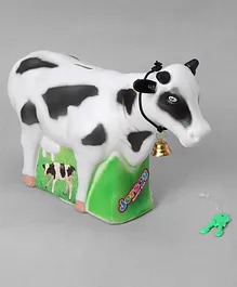 Speedage Jersey Cow Shape Money Bank - White & Black