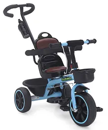 Little Steps Tricycle Storage Basket Rider With Cusion Seat- Blue