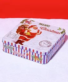 A Vintage Affair Vintage Santa Claus Gift Box - White