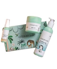 O'mumsie-Dear Baby Kit with Detangler Hair Serum (50ml) Face & Body Butter (100gm) Baby Wash & Shampoo (250ml)
