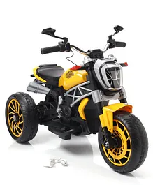 Kidz Auto Battery Operated Ride On  YM6  Bike - Yellow