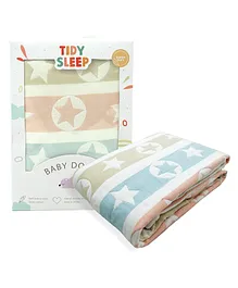 TIDY SLEEP Ultrasoft Single All Season Blanket - Multicolour