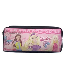 Kids Mandi Pencil Cases Pouches for Kids Girls Student for Store Pen Pencil Eraser Storage Bag Organizer Students Stationery Box Barbie Design - Pink