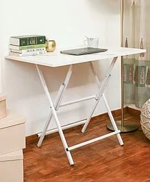 Faburaa Tablista Foldable Table for Home & Office Light - White