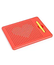 Vgrassp Doodle Writing Magnetic Drawing Board Erasable Mag Pad Drawing Board Small -  Red