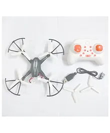 VGRASSP Flying Drone Toy for Kids  7 Channel Remote Control Quadcopter Headless Mode -Black