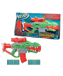 Nerf DinoSquad Rex Rampage Motorized Blaster with 20 Official Darts - Red Green