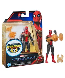Marvel Mystery Web Gear Iron Spider Man Integrated Suit Red - Height 21 cm