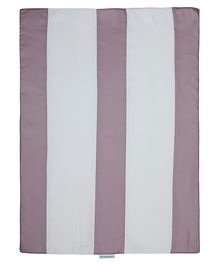 Abracadabra Changing Mat for Newborns Single - White & Purple