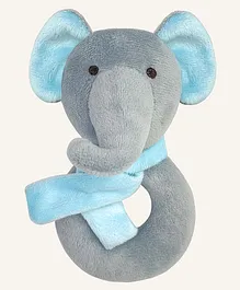 Abracadabra Ring Rattle Elephant - Blue