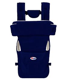 Chinmay Kids 4 Way Premium Baby Carrier Bag With Adjustable Strap & Head Support - Navy Blue