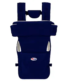 Chinmay Kids 4 Way Premium Baby Carrier Bag With Adjustable Strap & Head Support - Navy Blue