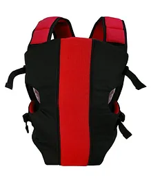 Chinmay Kids 2 Way Premium Baby Carrier Bag With Adjustable Strap & Head Support Line - Red