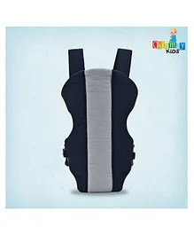 Chinmay Kids 2 Way Premium Baby Carrier Bag With Adjustable Strap & Head Support Line -  Grey