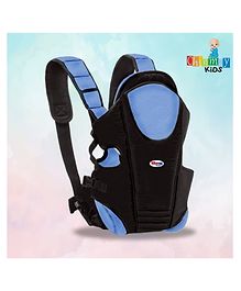 Chinmay Kids 3 in 1 Premium Baby Carrier Bag With Adjustable Strap & Head Support - Black Blue