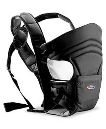 Chinmay Kids 3 in 1 Premium Baby Carrier Bag With Adjustable Strap & Head Support Line Black