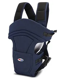 Chinmay Kids 3 in 1 Premium Baby Carrier Bag With Adjustable Strap & Head Support Line Navy Blue