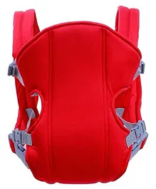 Chinmay Kids 4 in 1 Premium Baby Carrier Bag With Adjustable Strap & Head Support Mini Red