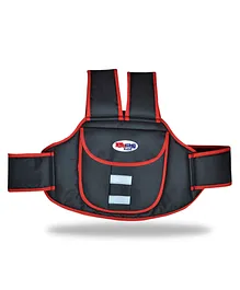 Chinmay Kids Baby Two Wheeler Safety Belt Carrier Bag - Red Grey