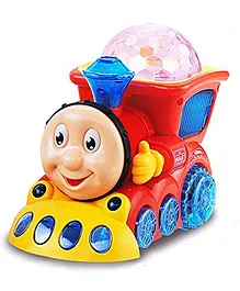 AKN TOYS Electric Light Train Engine Toy - Colour May Vary