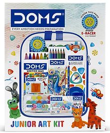 Doms Junior Art Kit Set Of 8 - Multicolour