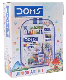 Doms Junior Art Kit Set Of 8 - Multicolour