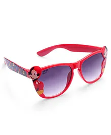 Mickey Wayfarer Kids Sunglasses UV 400 - Red