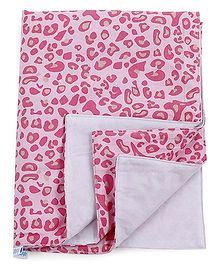 Abracadabra Animal Print Changing Mat Pink - Single