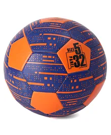 Elan MS Printed Football Size 5 - Purple Orange