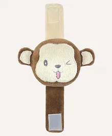Abracadabra Wrist Rattle Monkey - Brown
