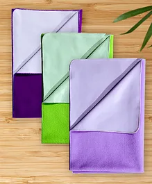 Dream Weaverz Baby Dry Sheet Mattress Protector - Lavender Green & Purple