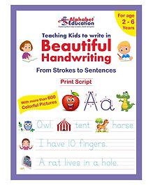 Teaching kids to Write in Beautiful Handwriting From Strokes to Sentences Print Style - English