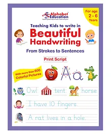 Teaching kids to Write in Beautiful Handwriting From Strokes to Sentences Print Style - English