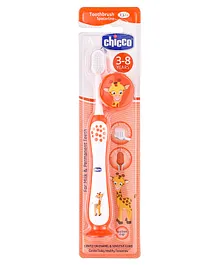 Chicco Ultra Soft Bristles Toothbrush Giraffe Print - Orange