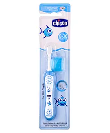 Chicco Ultra Soft Bristles Toothbrush Fish Print - Blue