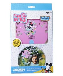 Bubble Magic Minnie Mouse Themed Bubble Maker FanBubs - Multicolour