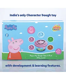 Dough Magic Peppa Pig Dough Tubs Set of 6  -  Multicolour