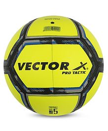 VECTOR X Pro Tactic Thermo Fusion Synthetic Rubber Football Size 5 - Yellow