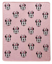 Pluchi  Cotton Knitted AC Blanket Disney Print - Bubblegum Pink