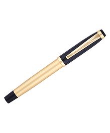 VEA Breezza Half Black Half Gold Rollerball Pen-Blue