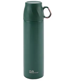 The Better Home Vacuum Thermos Flask with Cup Green - 500 ml