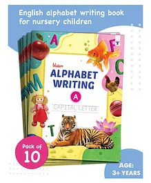 Blossom Alphabet Writing Capital Letters A Pack of 10 - English