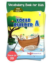 Blossom Vocab Builder A Pack of 20 By Content Team at Target Publications- English