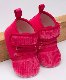 Daizy Sequin Embellished Booties - Fuchsia Pink