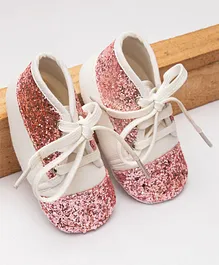 Daizy Shimmery Booties - Pink