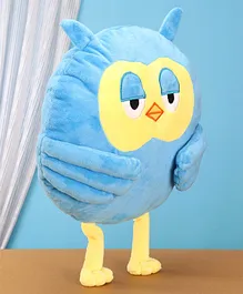 Toytales Owl Shaped Cushion Blue - Height 35.5 cm