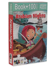 Advit Toys  Arabian Nights  Jigsaw Puzzle with Educational Fun Fact Book - 100 Pieces