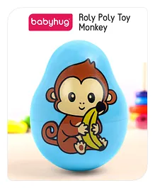 Babyhug Roly Poly Toy Monkey - Multicolour