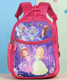 Disney Sofia The First  Kids School Bag Pink & Purple - 14 Inches