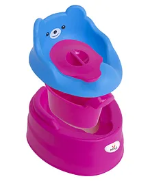 Mylo Essentials 2 in 1 Potty Training Seat with Detachable Potty Bowl and Adaptable Potty Seat - Blue Purple